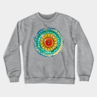 OM - Chakra Mandala - Rainbow - Charm Crewneck Sweatshirt